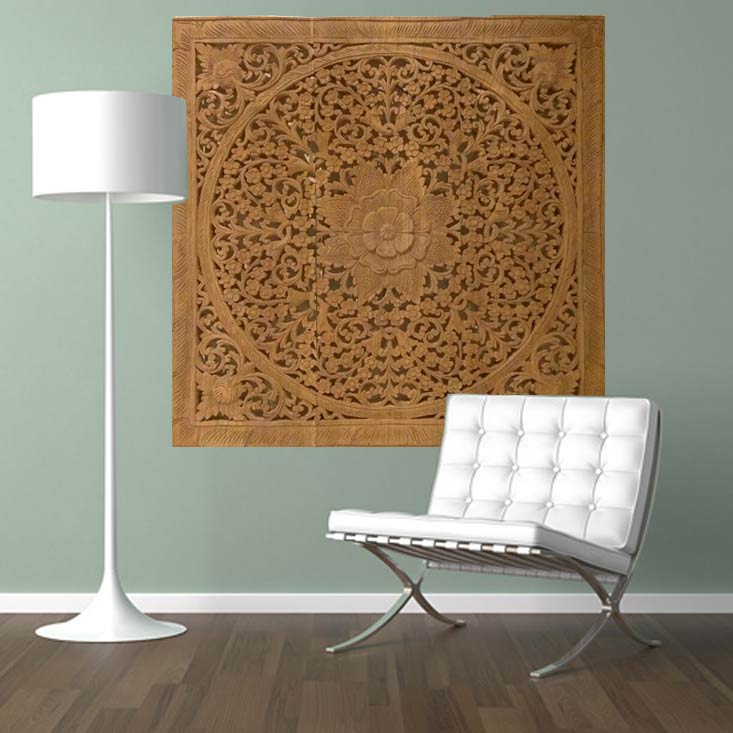 Mandala Holz Schnitzerei