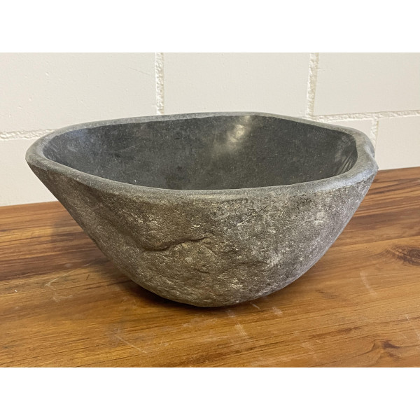 Flussstein Waschbecken A803B / 38x33 