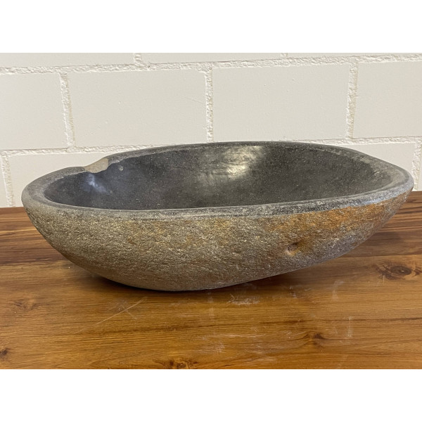 Flussstein Waschbecken A837A / 50x32