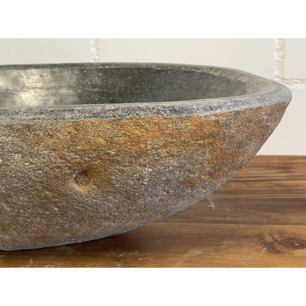 Flussstein Waschbecken A837A / 50x32