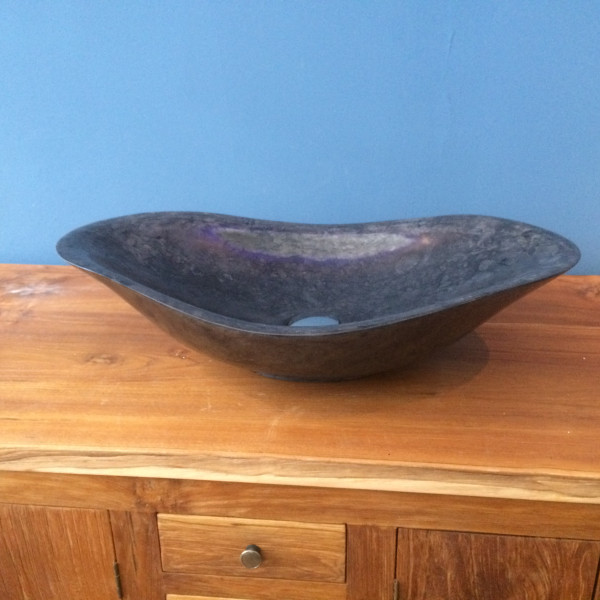 Waschbecken Wave Black Marble