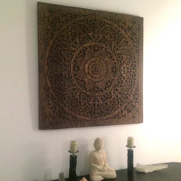 Mandala Holzbild 150 cm