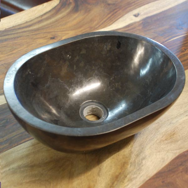 Waschbecken Marmor 017 / Oval / 35x30