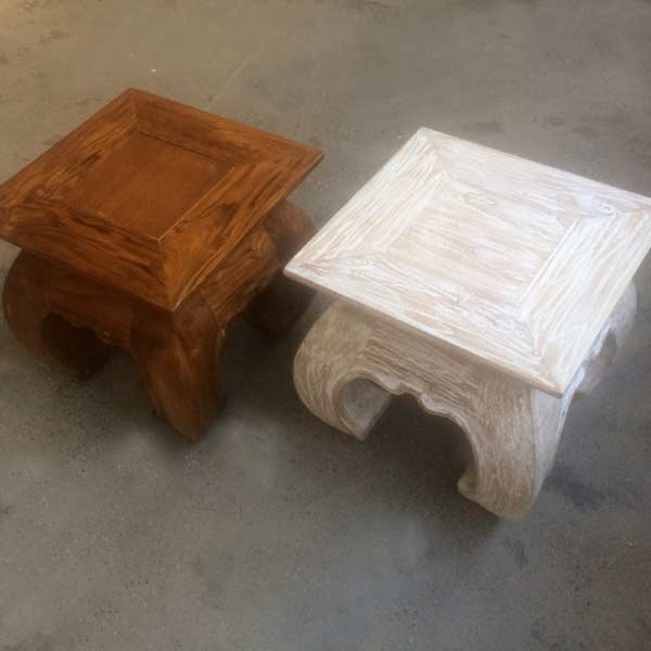 Side Table Opium 40 White Wash